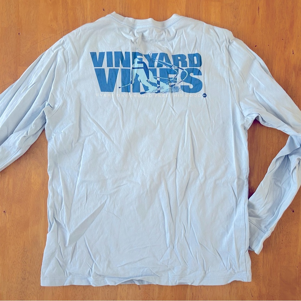 Vineyard Vines boys long sleeve tee shirt Ski